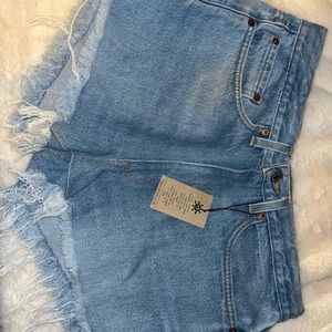 Brand new with tags Levi blue Jean shorts size 8